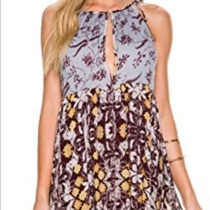 Free People NWT Floral Mini Dress